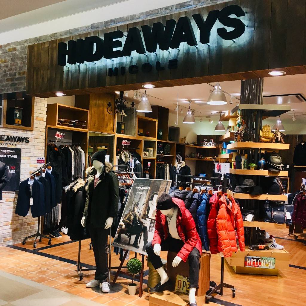HIDEAWAYS｜ショップ検索｜MARK IS 静岡（マークイズ静岡）
