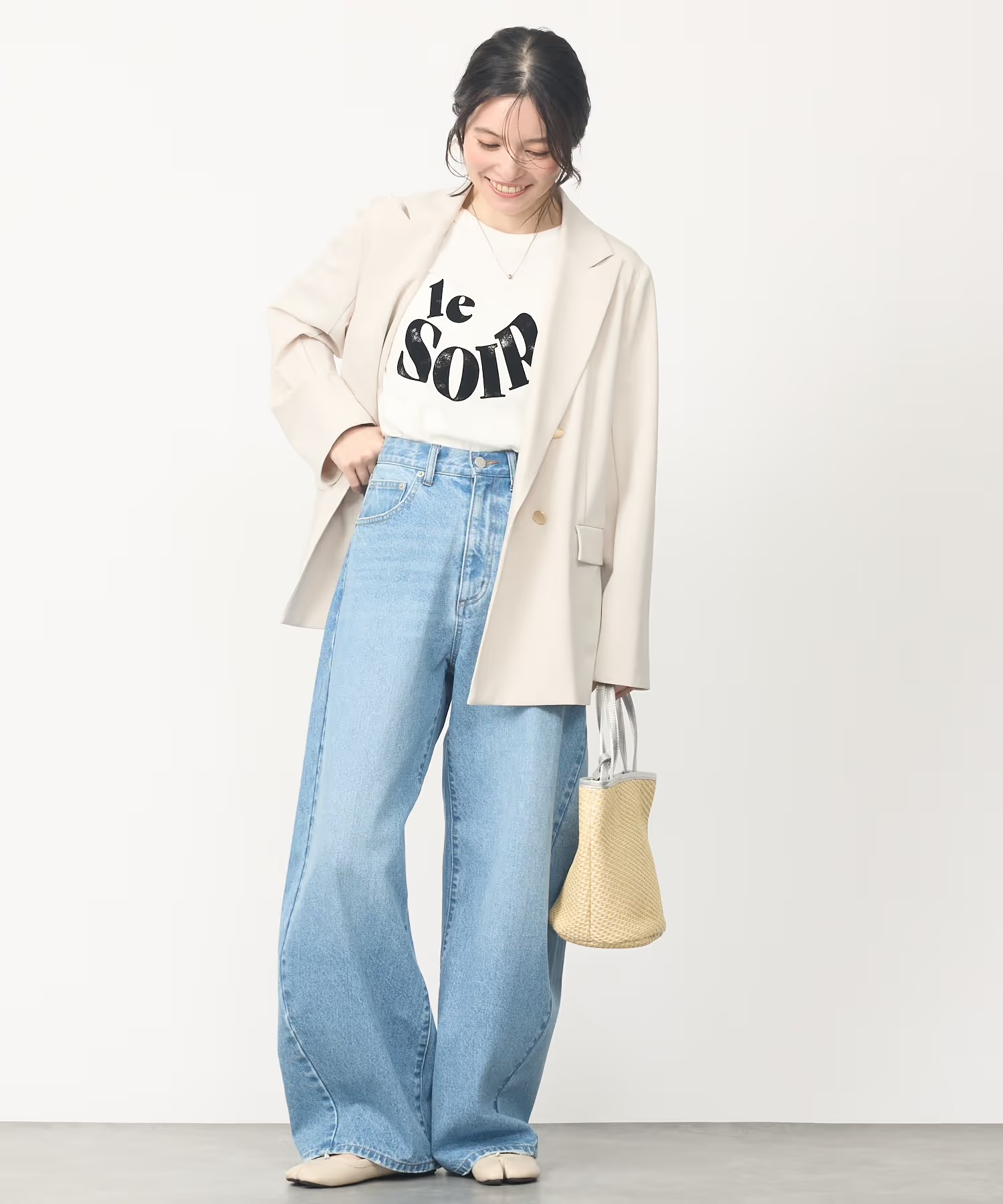 甘編み天竺フロッキープリントTシャツ｜ショップニュース｜MARK IS