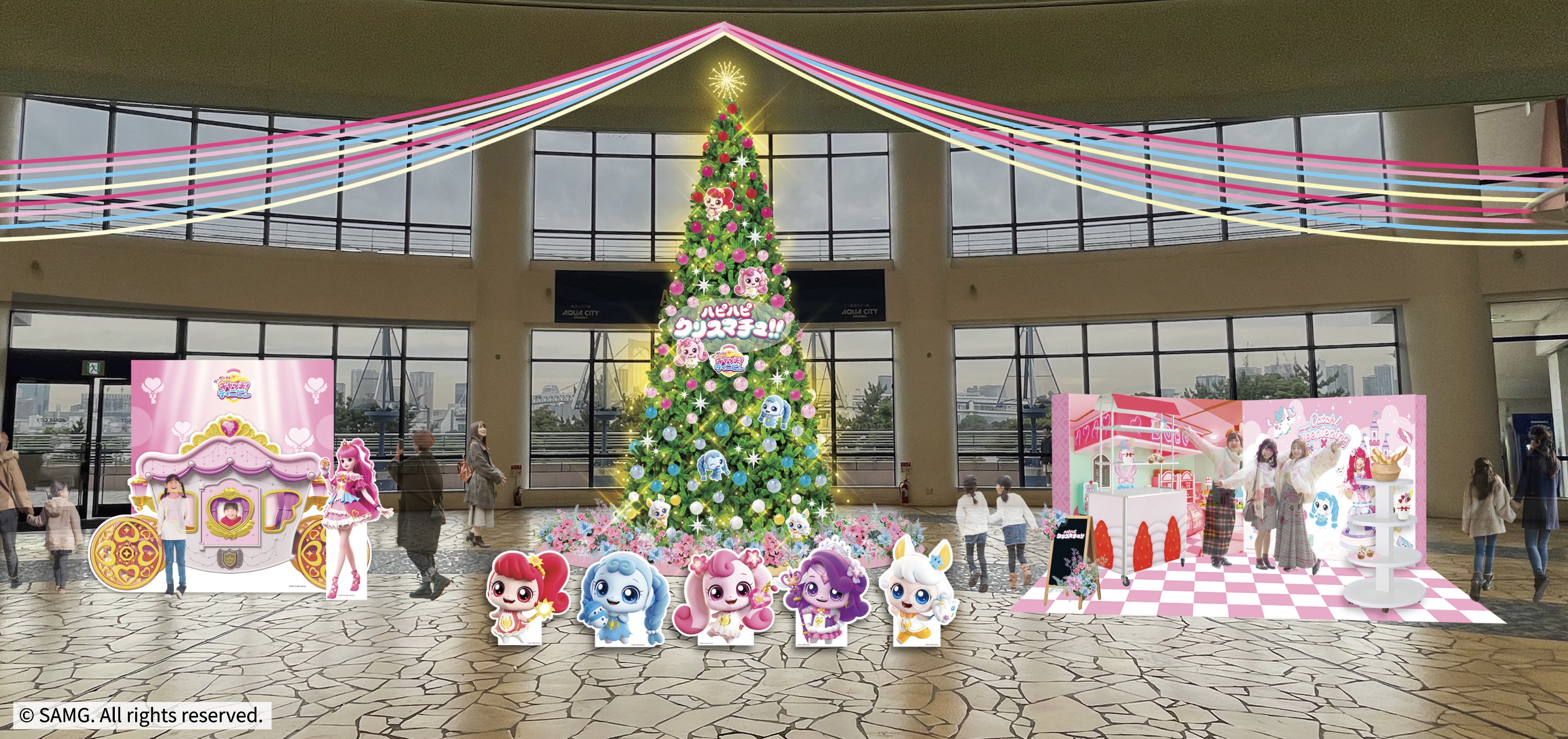 アクアシティお台場でティニピンのイベントが開催！